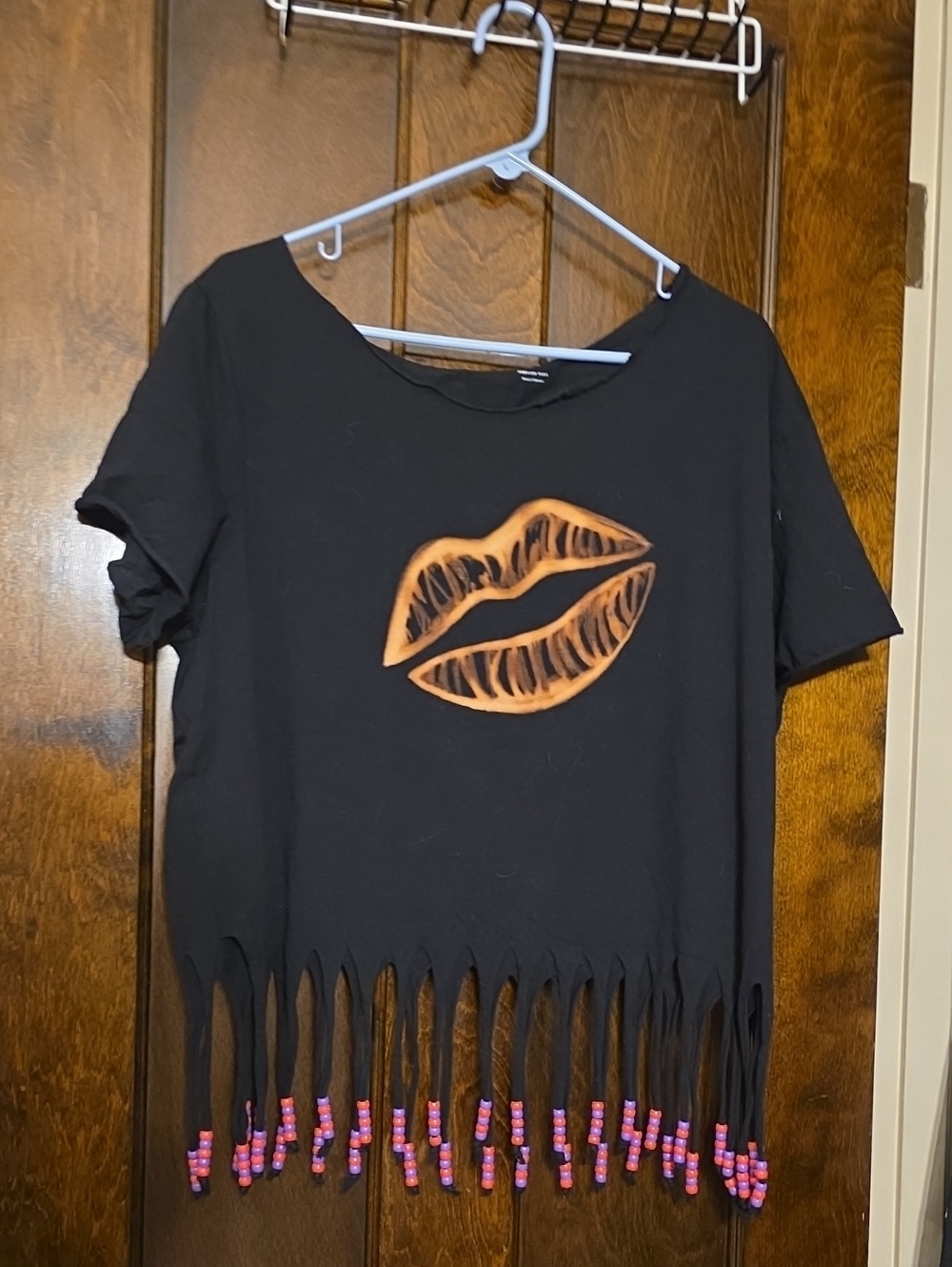Premier Black Raw-Edge Tee